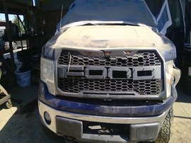 2011 FORD F-150, NAVY BLUE, LARIAT MODEL, CREW CAB, 5.0L, AT, 4WD.   F26519